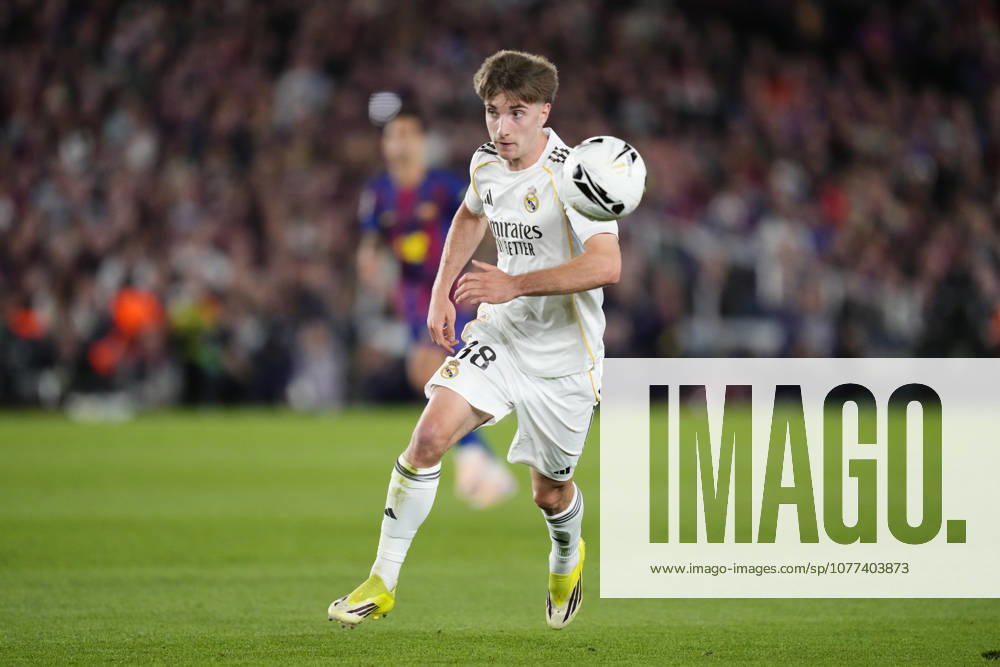 FC Barcelona, Barca v Real Madrid CF - LaLiga EA Sports Cesar Palacios attacking midfield of Real Madrid and Spain during the LaLiga EA Sports match between FC Barcelona and Real Madrid CF at Spotify Camp Nou on May 10, 2026 in Barcelona, Spain. Barcelona Spain
