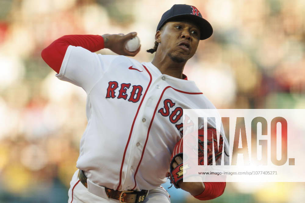 Boston Red Sox pitcher Brayan Bello delivers a pitch during the second inning against the Philadelphia Phillies at Fenway Park in Boston, Massachusetts on Tuesday, May 12, 2026. BOP20260512105 CJxGUNTHER