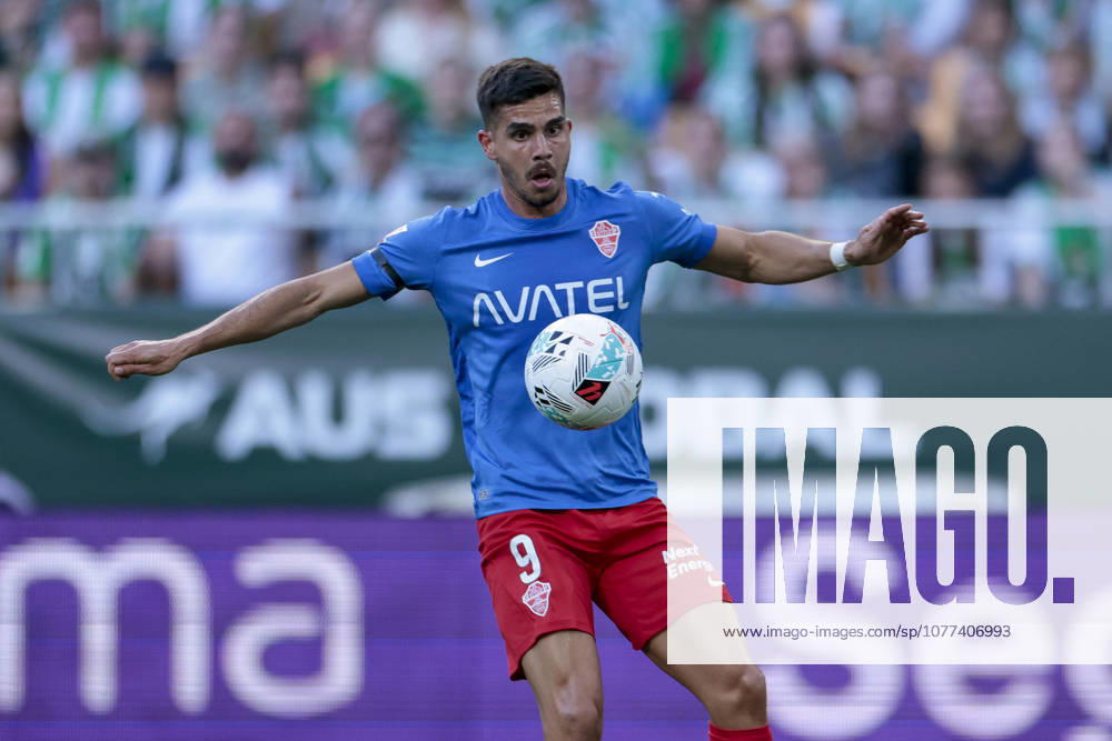 Real Betis V Elche CF - La Liga EA Sports Andre Silva of Elche CF controls the ball during the La Liga EA Sports match between Real Betis and Elche CF at La Cartuja Stadium in Seville, Spain, on May 12, 2026. Seville Spain