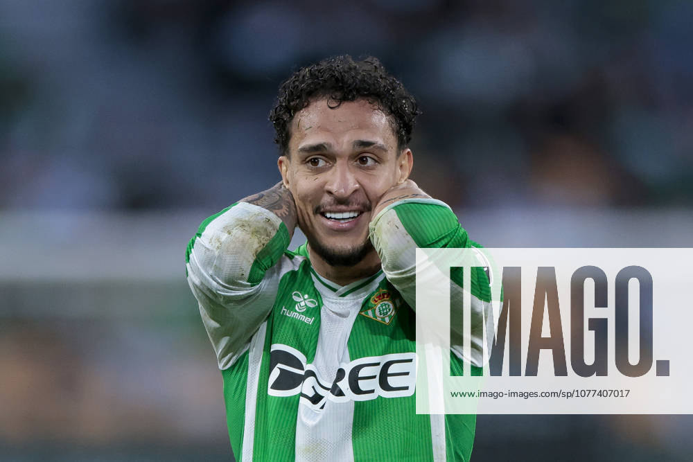 Real Betis V Elche CF - La Liga EA Sports Antony Matheus dos Santos of Real Betis reacts to a missed opportunity during the La Liga EA Sports match between Real Betis and Elche CF at La Cartuja Stadium in Seville, Spain, on May 12, 2026. Seville Spain