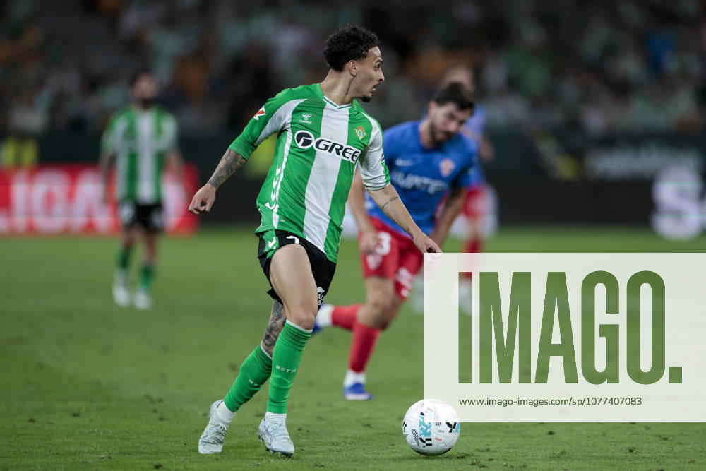 Real Betis V Elche CF - La Liga EA Sports Antony Matheus dos Santos of Real Betis runs with the ball during the La Liga EA Sports match between Real Betis and Elche CF at La Cartuja Stadium in Seville, Spain, on May 12, 2026. Seville Spain