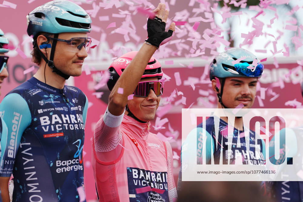 Portugals Afonso Oliveira Eulalio of Bahrain Victorious during Stage 7 of the Giro dItalia, from Formia to Blockhaus, Italy, Friday