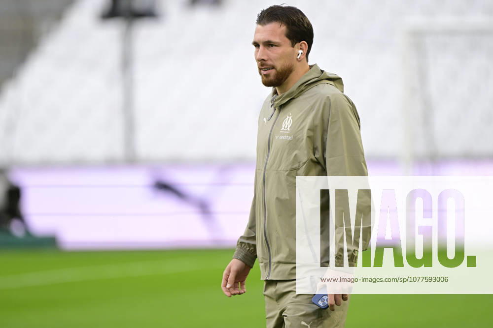 Pierre-Emile Hojbjerg (OM) - Ligue 1 McDonalds match between Olympique de Marseille and Stade Rennais FC on May 17, 2026 at the Orange Velodrome Stadium in Marseille.