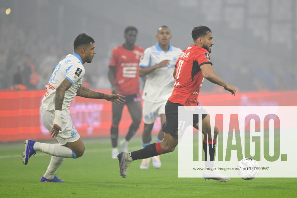 Mousa Tamari (SRFC) - Ligue 1 McDonalds match between Olympique de Marseille and Stade Rennais FC on May 17, 2026 at the Orange Velodrome Stadium in Marseille.