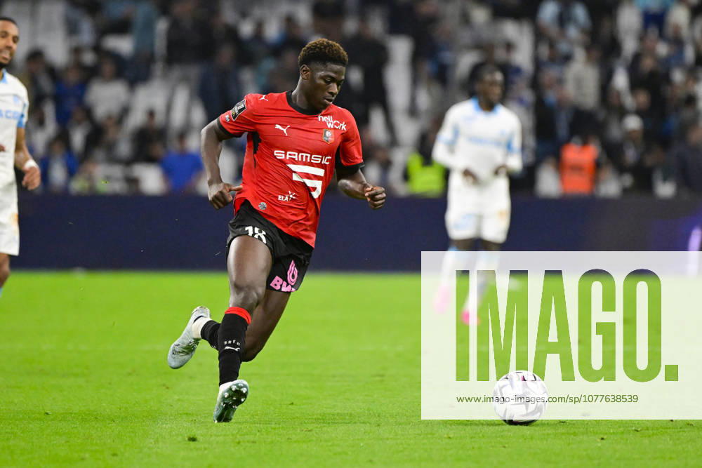 Mahamadou Nagida (SRFC) - Ligue 1 McDonalds match between Olympique de Marseille and Stade Rennais FC on May 17, 2026 at the Orange Velodrome Stadium in Marseille.