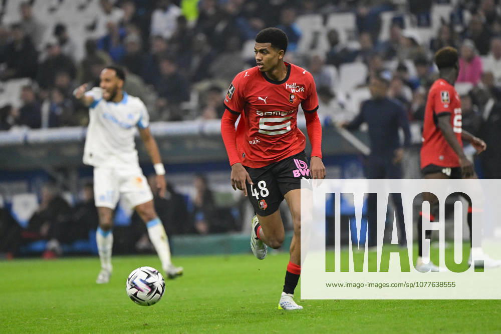 Abdelhamid Ait Boudlal (SRFC) - Ligue 1 McDonalds match between Olympique de Marseille and Stade Rennais FC on May 17, 2026 at the Orange Velodrome Stadium in Marseille.