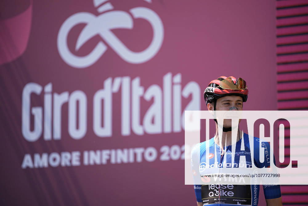 Denmarks Jonas Vingegaard Hansen of Team Visma Lease A Bike (Azure jersey) during Stage 13 of the Giro dItalia, from Alessandria to Verbania, Italy, Friday May 22, 2026.
