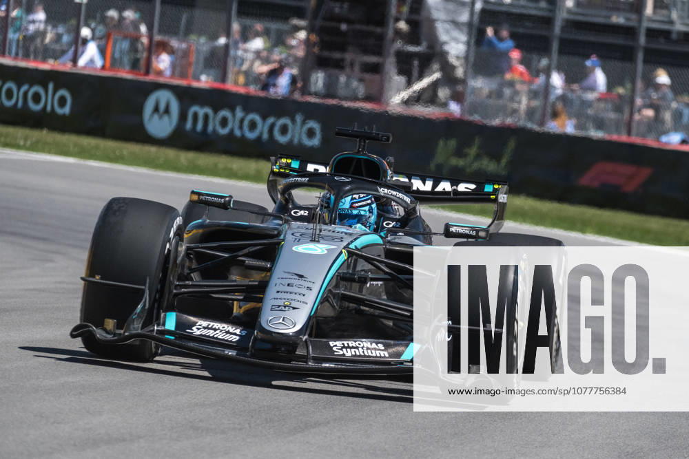 George Russell (UK, Mercedes-AMG Petronas Formula 1 Team 63) im Mercedes W17, CAN, Großer Preis von Kanada, Montreal, Motorsport, Formel 1, 22.05.2026 CAN, Großer Preis von Kanada, Montreal, Motorsport, Formel 1 Montreal