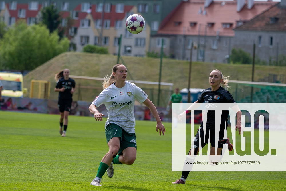 WROCLAW 23.05.2026 KOLEJKA ORLEN EKSTRALIGA PILKI NOZNEJ KOBIET SEZON 2025 26 --- POLISH WOMEN S FOOTBALL TOP LEAGUE MATCH: SLASK WROCLAW - CZARNI SOSNOWIEC, nz PATRYCJA ZIEMBA BUSZEWSKA ZOFIA, fot. KRYSTYNA PACZKOWSKA NEWSPIX.PL NEWSPIX.PL --- newspix.pl