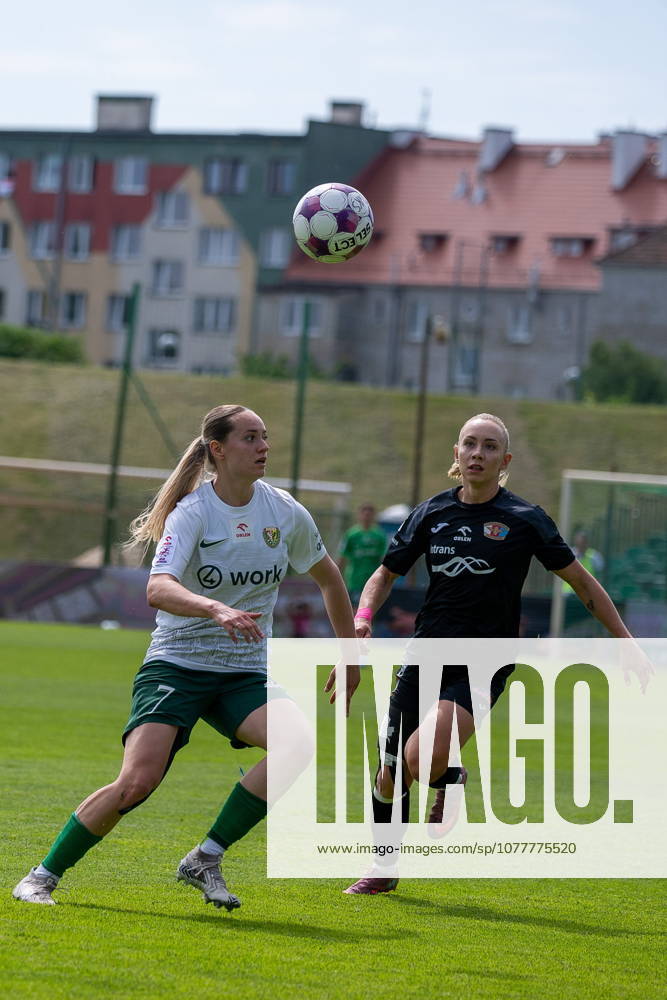 WROCLAW 23.05.2026 KOLEJKA ORLEN EKSTRALIGA PILKI NOZNEJ KOBIET SEZON 2025 26 --- POLISH WOMEN S FOOTBALL TOP LEAGUE MATCH: SLASK WROCLAW - CZARNI SOSNOWIEC, nz PATRYCJA ZIEMBA BUSZEWSKA ZOFIA, fot. KRYSTYNA PACZKOWSKA NEWSPIX.PL NEWSPIX.PL --- newspix.pl