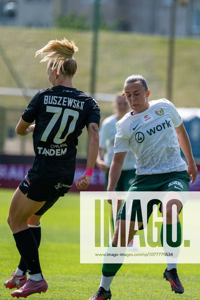 WROCLAW 23.05.2026 KOLEJKA ORLEN EKSTRALIGA PILKI NOZNEJ KOBIET SEZON 2025 26 --- POLISH WOMEN S FOOTBALL TOP LEAGUE MATCH: SLASK WROCLAW - CZARNI SOSNOWIEC, nz BUSZEWSKA ZOFIA MARTYNA BUS, fot. KRYSTYNA PACZKOWSKA NEWSPIX.PL NEWSPIX.PL --- newspix.pl