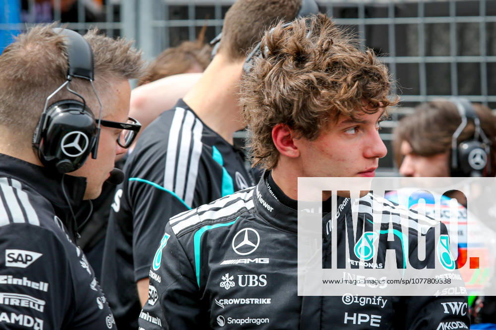 IPA85024841 - (12) Andrea Kimi Antonelli (ITA) - Mercedes-AMG PETRONAS F1 Team - Mercedes W17 - Mercedes E Performance during the Sprint Race of Formula 1 AWS Canadian Grand Prix 2026 at Circuit Gilles Villeneuve in Montreal, Canada. Round 7 of the 2026 FIA Formula One World Championship, WM, Weltmeisterschaft held May 22-24, 2026. The Circuit Gilles Villeneuve on Ile Notre-Dame in Montreal, named after the legendary Ferrari driver, hosts the Sprint format for the seventh round. This event weekend features the F1 Sprint format, with a Sprint Shootout and Sprint Race in addition to the standard qualifying session and Grand Prix. during Formula 1 AWS Canadian Grand Prix 2026 - Round 7 - Circuit Gilles Villeneuve, Formula 1 Championship in , , May 23 2026