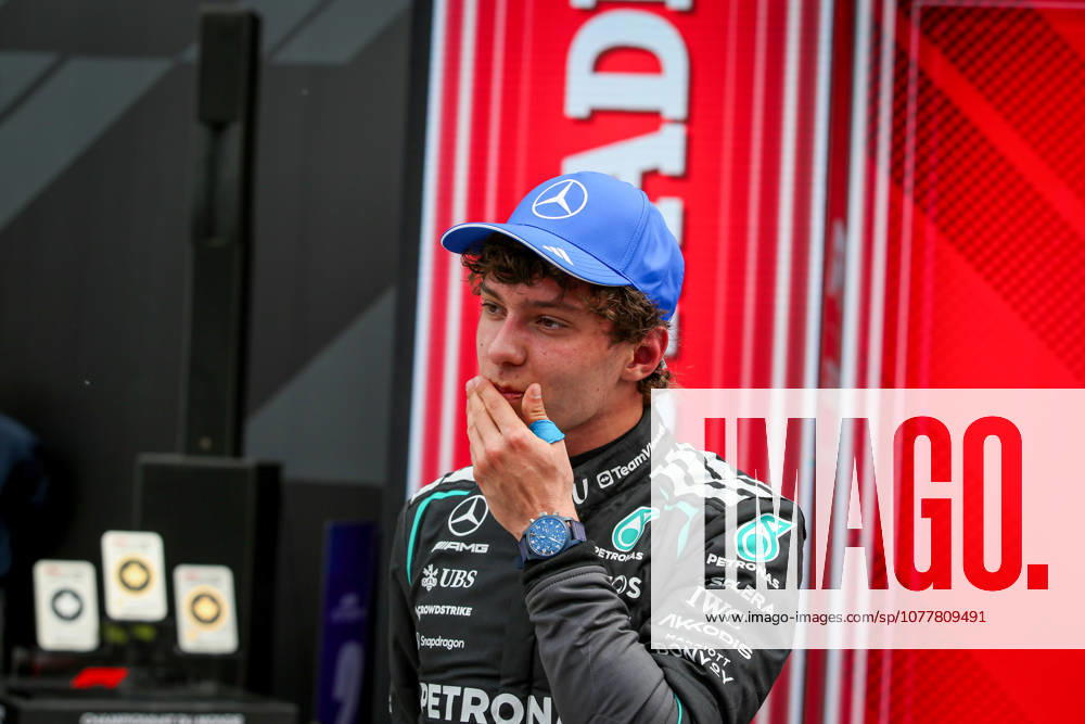 IPA85024868 - (12) Andrea Kimi Antonelli (ITA) - Mercedes-AMG PETRONAS F1 Team - Mercedes W17 - Mercedes E Performance during the Sprint Race of Formula 1 AWS Canadian Grand Prix 2026 at Circuit Gilles Villeneuve in Montreal, Canada. Round 7 of the 2026 FIA Formula One World Championship, WM, Weltmeisterschaft held May 22-24, 2026. The Circuit Gilles Villeneuve on Ile Notre-Dame in Montreal, named after the legendary Ferrari driver, hosts the Sprint format for the seventh round. This event weekend features the F1 Sprint format, with a Sprint Shootout and Sprint Race in addition to the standard qualifying session and Grand Prix. during Formula 1 AWS Canadian Grand Prix 2026 - Round 7 - Circuit Gilles Villeneuve, Formula 1 Championship in , , May 23 2026