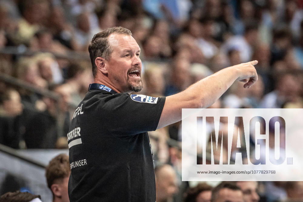 Misha Kaufmann (TVB Stuttgart, Trainer) GER, TVB Stuttgart - SG Flensburg-Handewitt, DAIKIN HBL, Handball, Bundesliga, 32. Spieltag, Spielzeit 2025 2026, 24.05.2026 GER, TVB Stuttgart - SG Flensburg-Handewitt, DAIKIN HBL, Handball, Bundesliga, 32. Spieltag, Spielzeit 2025 2026, 24.05.2026 Stuttgart