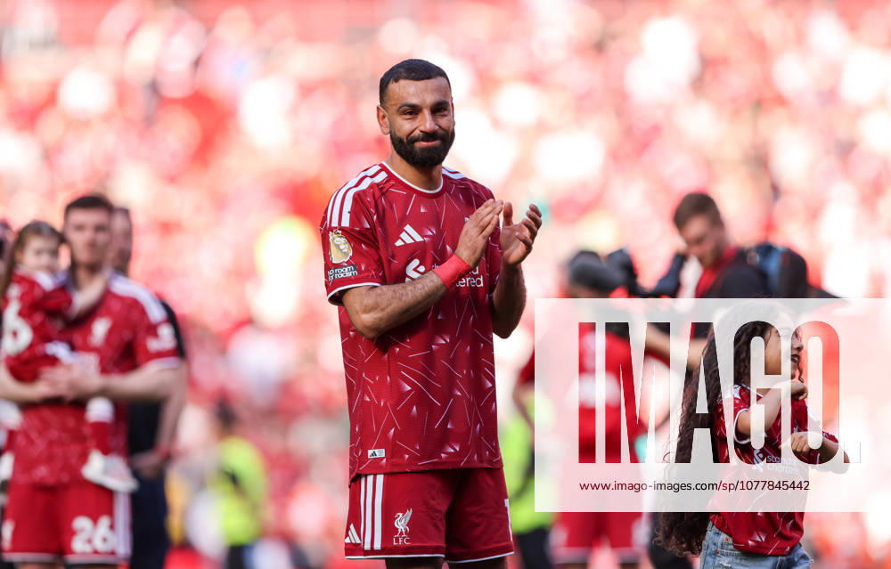 Liverpool s Mo Salah applauds the fans after the match Liverpool v Brentford, Premier League, Football, Anfield, Liverpool, UK - 24 May 2026Liverpool Anfield United Kingdom