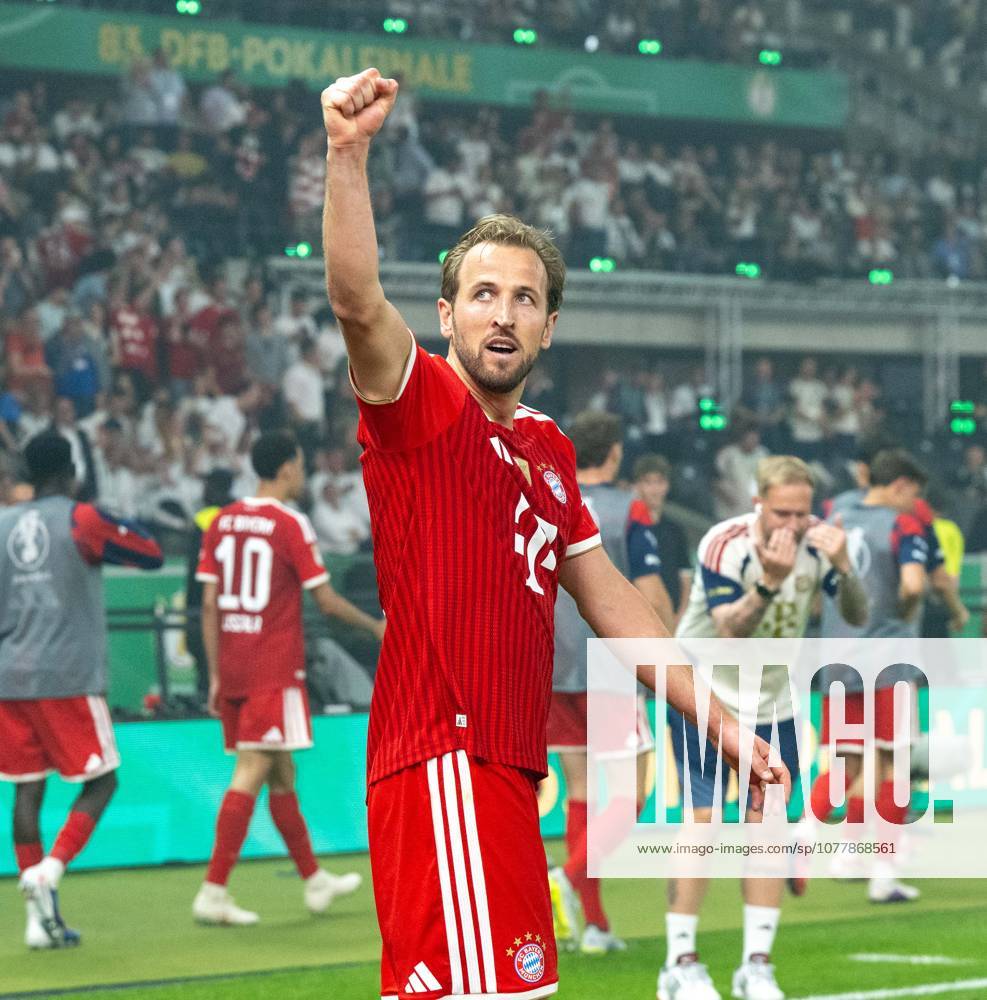 Fußball, Herren, Saison 2025 2026, 83. DFB-Pokal-Finale, FC Bayern München - VfB Stuttgart (3:0), Harry Kane (Bayern München), Jubel nach Tor zum 2:0, 23.05. 2026,