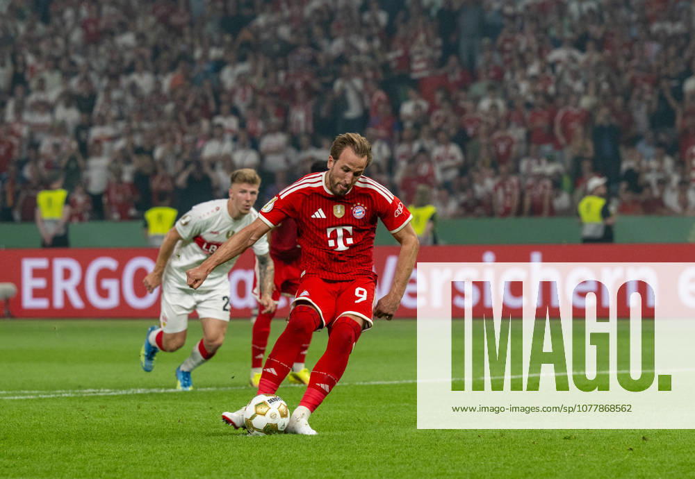 Fußball, Herren, Saison 2025 2026, 83. DFB-Pokal-Finale, FC Bayern München - VfB Stuttgart (3:0), Harry Kane (Bayern München) erzielt per Elfmeter das Tor zum 3:0, 23.05. 2026,