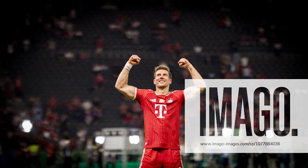 Berlin, Germany. 23rd Mai 2026. Schlussjubel Leon Goretzka (FCB) Bayern München - VfB Stuttgart 23.05.2026