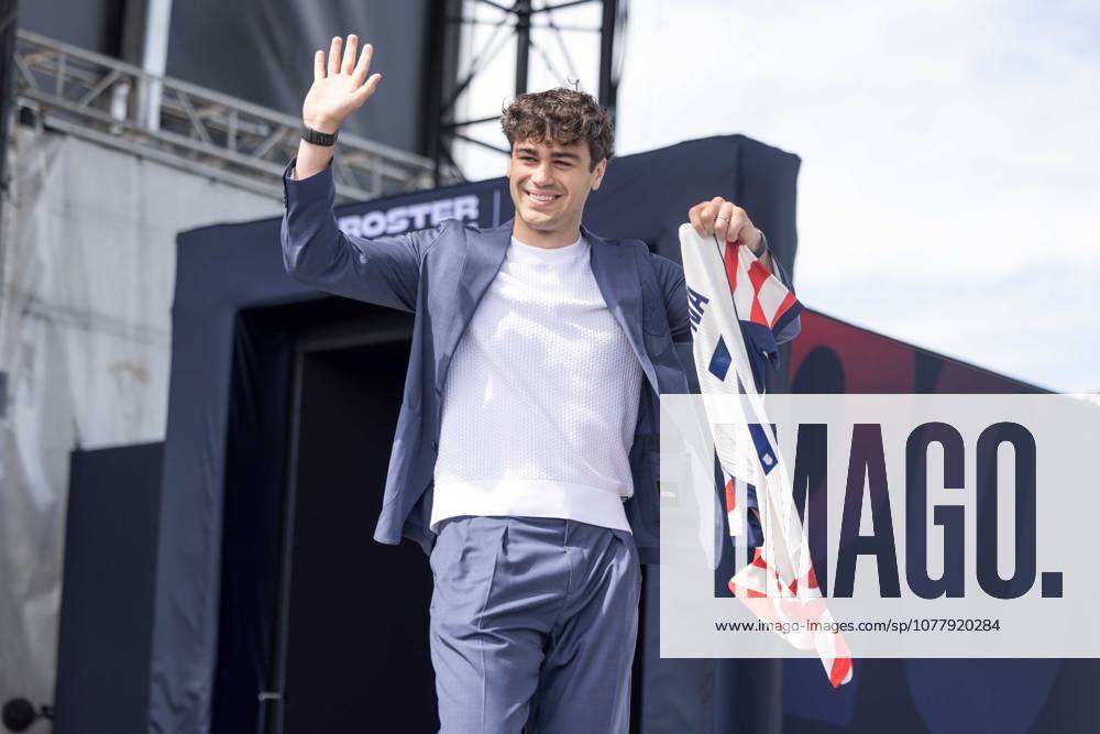 Giovanni Reyna player of the United States national team, Nationalteam during an event to announce the squad for the 2026 World Cup at Pier 17 in New York, United States, on Tuesday, May 26. U.S. Menâ€⠢S National Team World Cup Roster Reveal - ZUMAv122 20260526_aap_v122_035