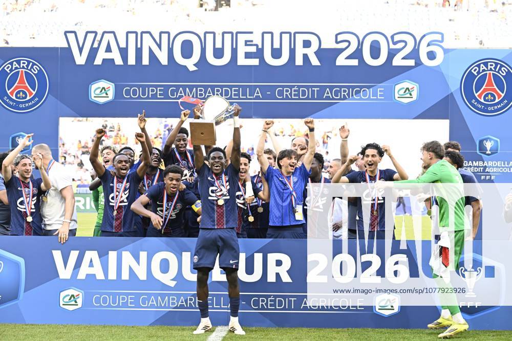Mbemba (emmanuel) FOOT COUPE GAMBARDELLA 2026 PSG-MONTPELLIER (3-2) STADE DE FRANCE ST DENIS FRANCE 22 05 2026 MANTEY STEPHANE ST DENIS STADE DE FRANCE France GermanyxJapanxUKxFrancexBelgiumxOUT
