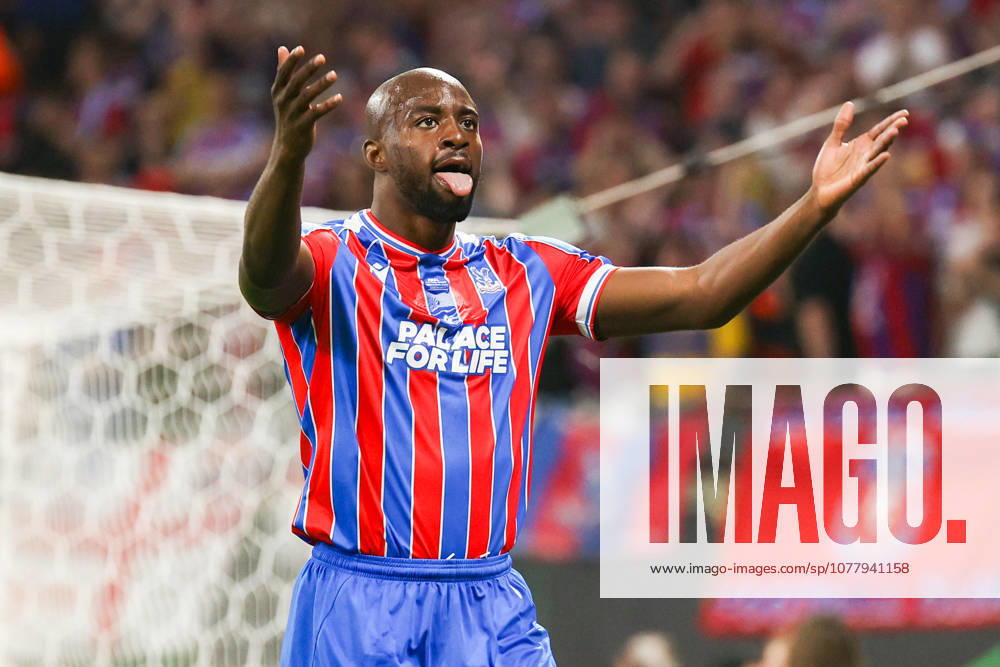 UEFA Conference League final: Crystal Palace FC Vs Rayo Vallecano Jean-Philippe Mateta celebrates a goal during the UEFA Conference League Final 2026 match between Crystal Palace FC and Rayo Vallecano at Football Arena Leipzig.