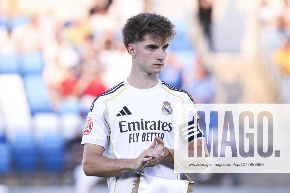 Real Madrid Castilla vs. CE Sabadell, on the playoff matchday of the 2025 26 Primera Federacion (Third Division of Spain) May 29, 2026, Madrid, Spain: Cesar Palacios during the Primera Division championship football match between Real Madrid Castilla and CD Sabadell on 29 May 2026 at Estadio Alfredo Di Stefano in Madrid, Spain. Madrid Madrid Spain