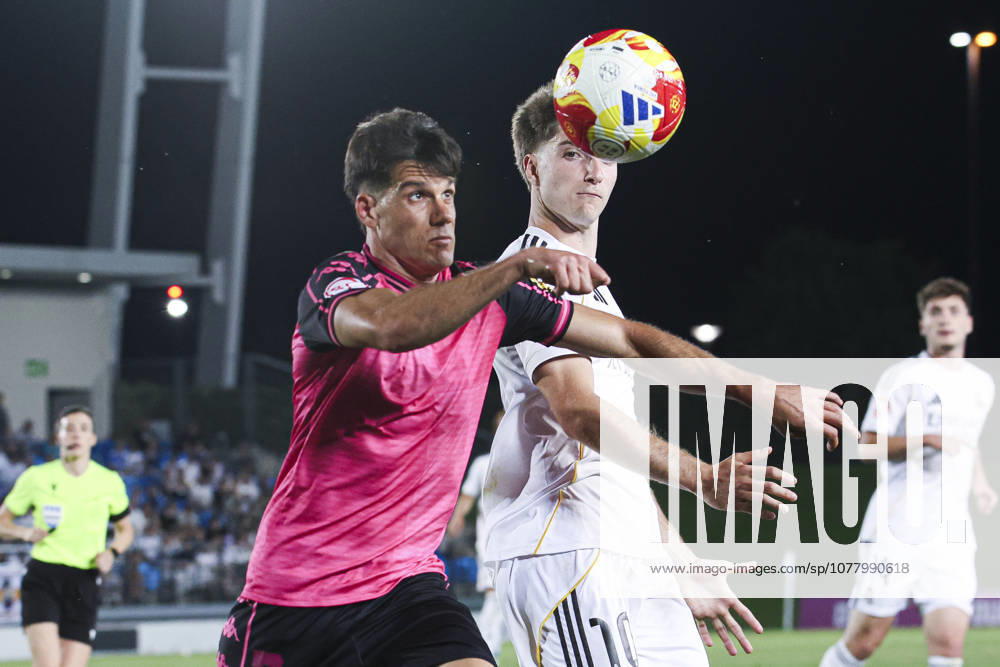 Real Madrid Castilla vs. CE Sabadell, on the playoff matchday of the 2025 26 Primera Federacion (Third Division of Spain) May 29, 2026, Madrid, Spain: Cesar Palacios during the Primera Division championship football match between Real Madrid Castilla and CD Sabadell on 29 May 2026 at Estadio Alfredo Di Stefano in Madrid, Spain. Madrid Madrid Spain