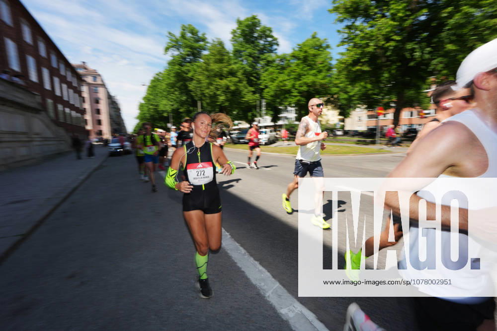 STOCKHOLM, SWEDEN 20260530 Runners during the Stockholm marathon on Saturday. STOCKHOLM SWEDEN