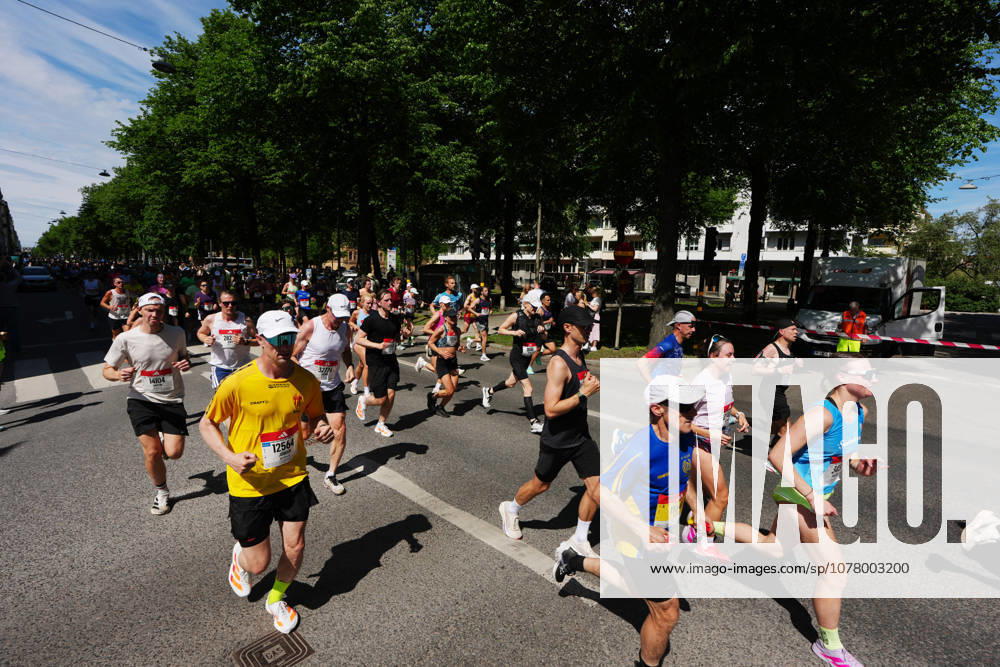 STOCKHOLM, SWEDEN 20260530 Runners during the Stockholm marathon on Saturday. STOCKHOLM SWEDEN