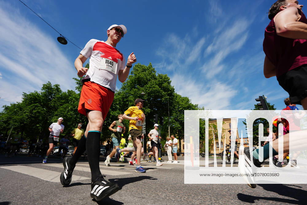 STOCKHOLM, SWEDEN 20260530 Runners during the Stockholm marathon on Saturday. STOCKHOLM SWEDEN