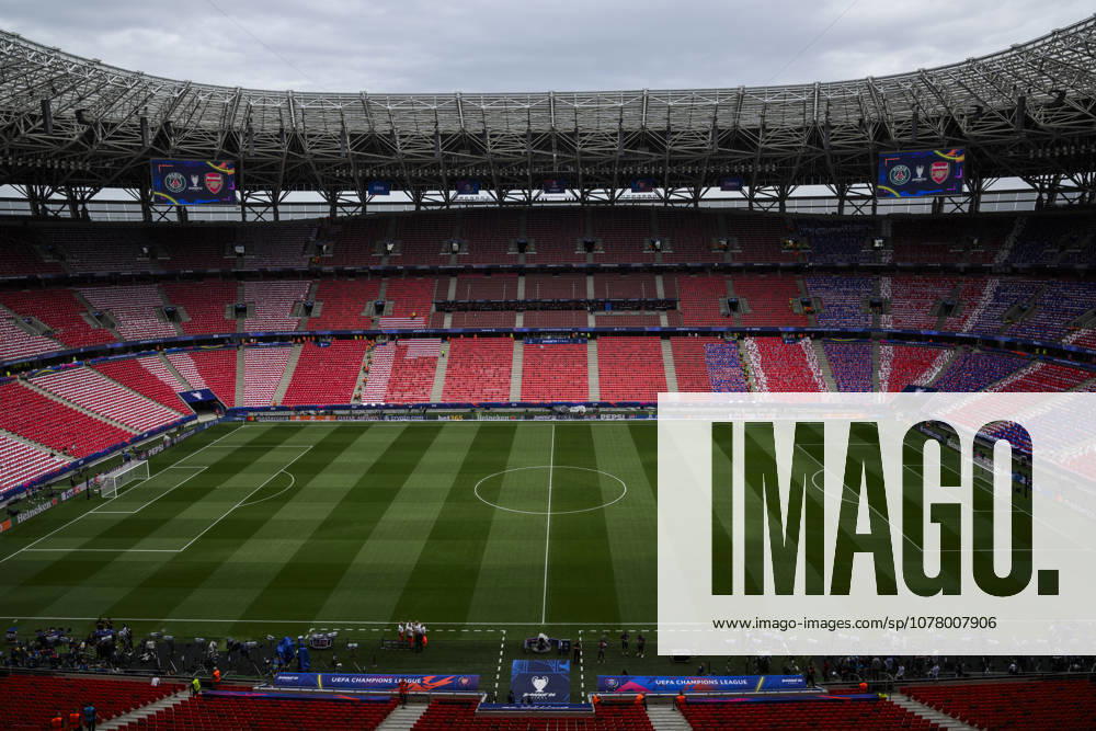 Paris Saint-Germain FC v Arsenal FC - UEFA Champions League A general view shows the Puskas Arena prior to the UEFA Champions League 2025 26 final football match between Paris Saint-Germain FC and Arsenal FC. Budapest Hungary
