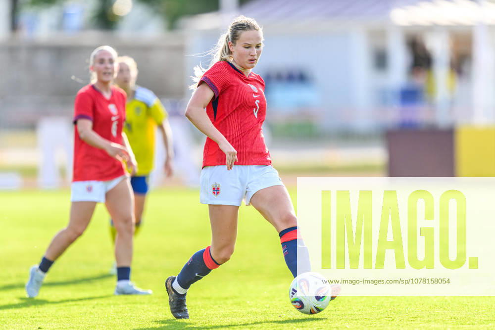 Mina Bergersen of Norway during the U23 womenÂ s International Friendly, Länderspiel, Nationalmannschaft football match between Sweden and Norway on June 3, 2026 in Kalmar. Photo: Suvad Mrkonjic BILDBYRAN COP 170 SM0467 fotboll football soccer fotball u23 under 23 sverige sweden norge norway dam bbeng