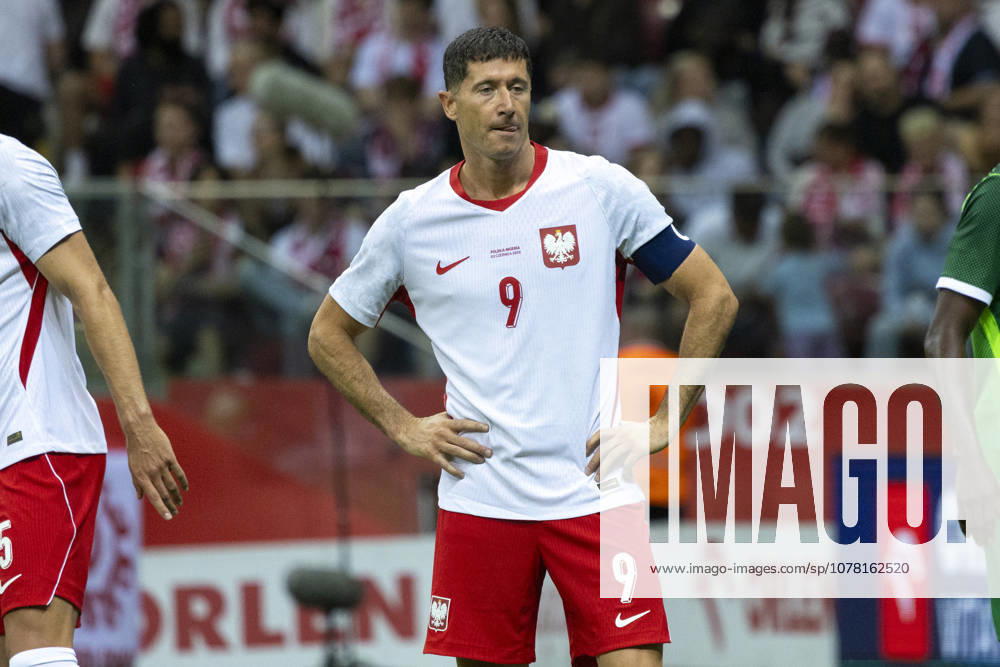 Fußball, Testspiel, Polen - Nigeria #3 Poland - Nigeria 03.06.2026 football, Warsaw, PGE National Stadium, FIFA , friendly international game match Poland - Nigeria ( mecz towarzyski, pilka nozna, Polska - Nigeria ) image shows: Robert Lewandowski photo Katarzyna Plewczynska Fotostyk