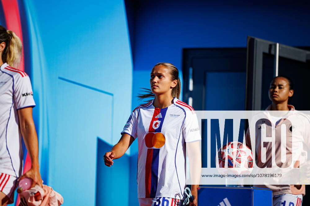 Romane Rafalski seen during the UEFA Womens Champions League 2026 final game between teams of FC Barcelona, Barca Femeni and OL Lyonnes (Maciej Rogowski Ball Raw Images) Oslo Ullevaal Stadion Norway