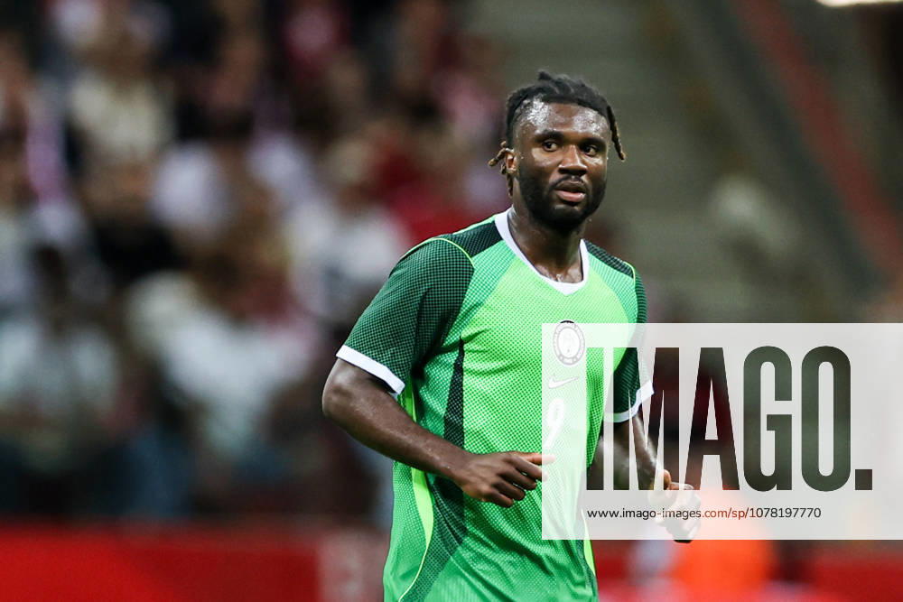 Friendly Match 2026 football match between Poland and Nigeria - 3 Jun 2026 Terem Moffi of Nigeria seen during Friendly Match 2026 football match between Poland and Nigeria at PEG Narodowy (Warsaw). Final score; Poland 2:2 Nigeria. Warsaw Poland