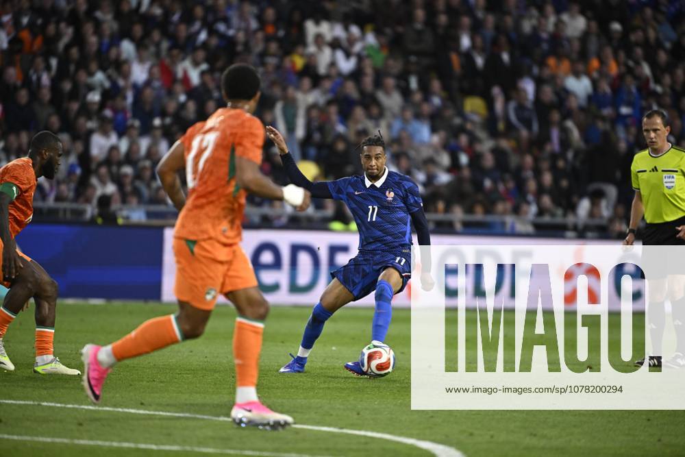 Olise (michael) FOOT PREPARATION COUPE DU MONDE 2026 2026 FRANCE-COTE D IVOIRE (1-2) STADE DE LA BEAUJOIRE NANTES FRANCE 04 06 2026 MANTEY STEPHANE NANTES STADE DE LA BEAUJOIRE France GermanyxJapanxUKxFrancexBelgiumxOUT