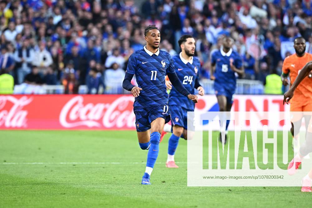 Olise (michael) FOOT PREPARATION COUPE DU MONDE 2026 2026 FRANCE-COTE D IVOIRE (1-2) STADE DE LA BEAUJOIRE NANTES FRANCE 04 06 2026 LAHALLE PIERRE cherki (rayan) 24 NANTES STADE DE LA BEAUJOIRE France GermanyxJapanxUKxFrancexBelgiumxOUT