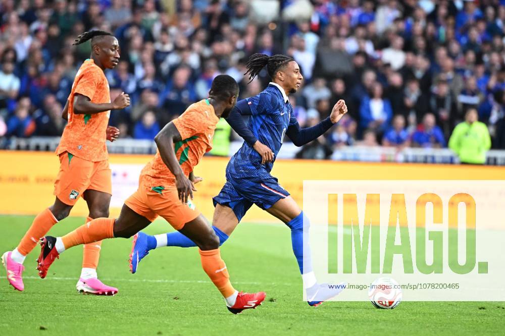 Olise (michael) FOOT PREPARATION COUPE DU MONDE 2026 2026 FRANCE-COTE D IVOIRE (1-2) STADE DE LA BEAUJOIRE NANTES FRANCE 04 06 2026 LAHALLE PIERRE NANTES STADE DE LA BEAUJOIRE France GermanyxJapanxUKxFrancexBelgiumxOUT