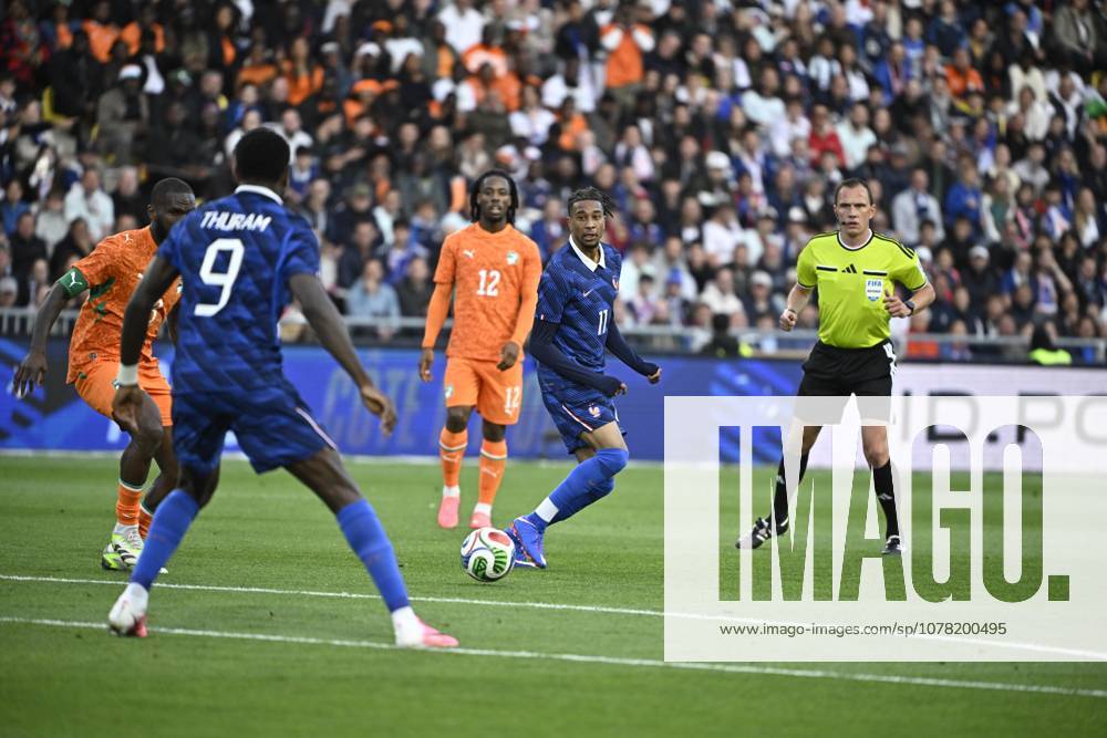 Olise (michael) FOOT PREPARATION COUPE DU MONDE 2026 2026 FRANCE-COTE D IVOIRE (1-2) STADE DE LA BEAUJOIRE NANTES FRANCE 04 06 2026 MANTEY STEPHANE thuram (marcus) L (05 06 2026) NANTES STADE DE LA BEAUJOIRE France GermanyxJapanxUKxFrancexBelgiumxOUT