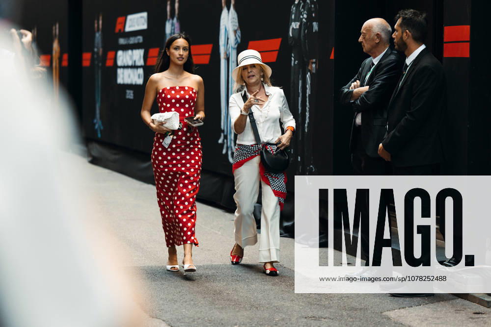 Monte Carlo, Monte Carlo, Principality of Monaco: ALEXANDRA SAINT MLEUX (Charles Lecerc wife) and PASCALE LECLERC (Charles Leclerc mum) during Quali Day (Saturday) at the Formula 1 Louis Vuitton Grand Prix de Monaco 2026 in Monte Carlo, Principality of Monaco F12026: Monaco Grand Prix - ZUMAr193 20260606_zsp_r193_031