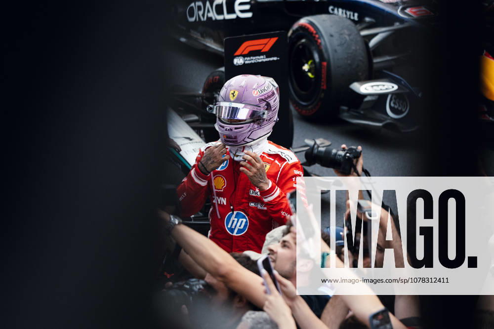 Monte Carlo, Monte Carlo, Principality of Monaco: LEWIS HAMILTON (44, Scuderia Ferrari HP, GBR, British F1 Driver, SF-26) during the Formula 1 Podium on Race Day (Sunday) at the Formula 1 Louis Vuitton Grand Prix de Monaco 2026 in Monte Carlo, Principality of Monaco Monte Carlo Principality of Monaco - ZUMAr193 20260607_zsp_r193_009