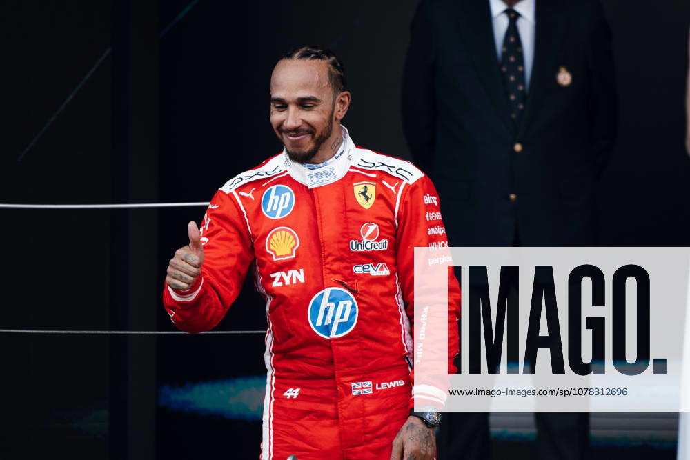 Monte Carlo, Monte Carlo, Principality of Monaco: LEWIS HAMILTON (44, Scuderia Ferrari HP, GBR, British F1 Driver, SF-26) during the Formula 1 Podium on Race Day (Sunday) at the Formula 1 Louis Vuitton Grand Prix de Monaco 2026 in Monte Carlo, Principality of Monaco Monte Carlo Principality of Monaco - ZUMAr193 20260607_zsp_r193_019