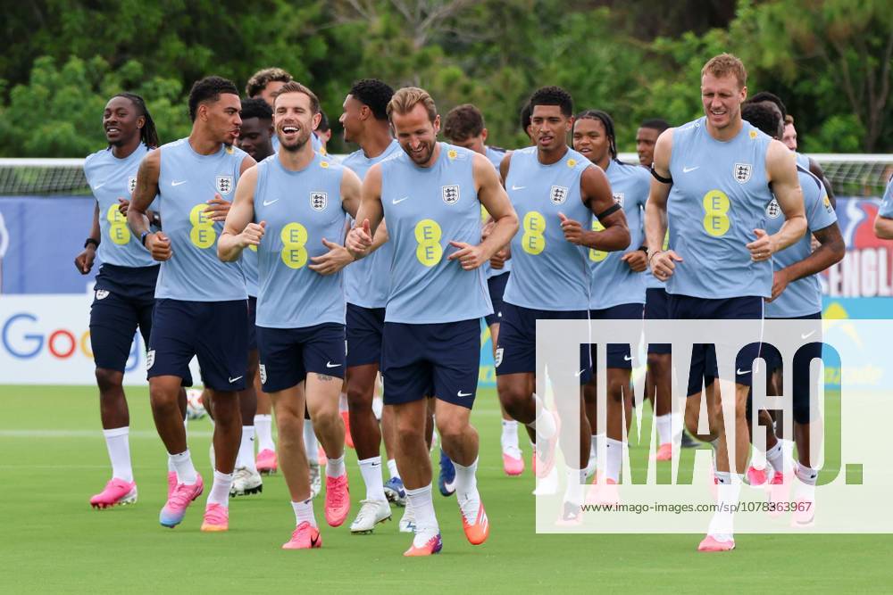 England players during a training session England Team Training, 2026 FIFA World Cup, WM, Weltmeisterschaft, Fussball Football, Palm Beach Gardens, Palm Beach, Florida, USA - 09 Jun 2026Florida Florida Blue Training Centre United States of America