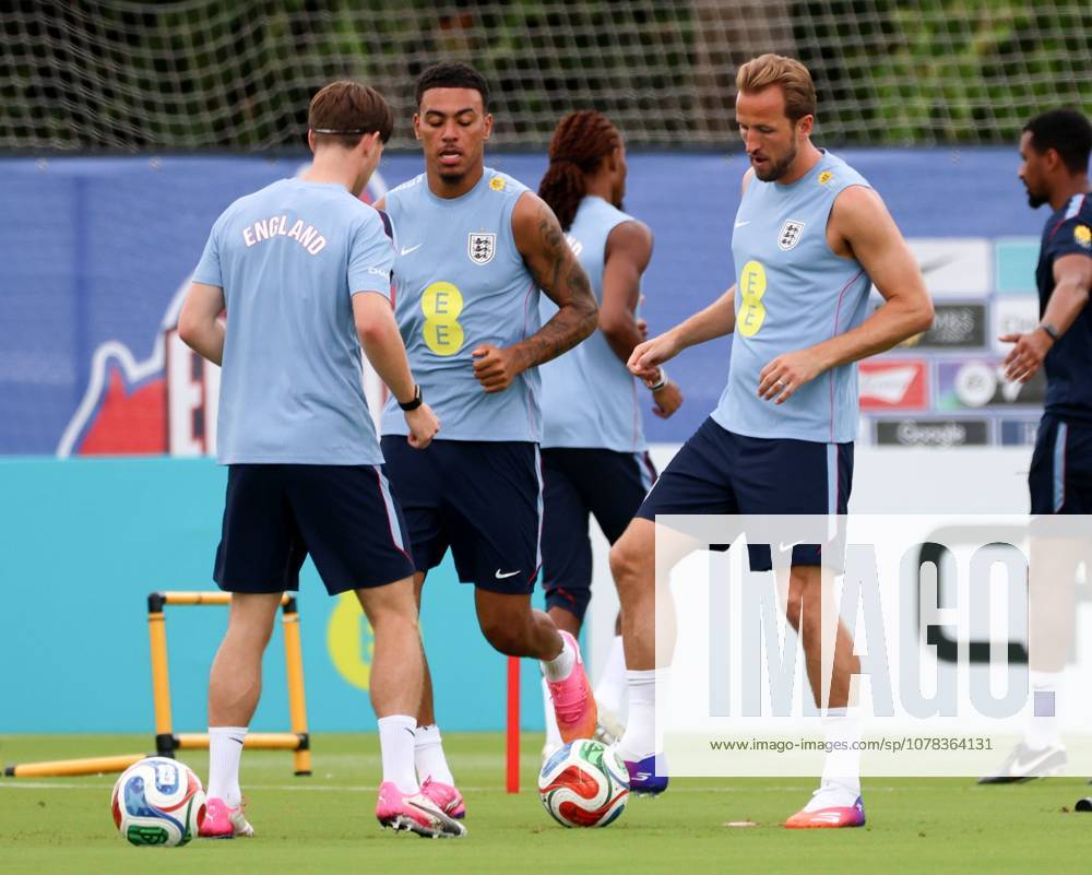 Morgan Rogers and Harry Kane during a training session England Team Training, 2026 FIFA World Cup, WM, Weltmeisterschaft, Fussball Football, Palm Beach Gardens, Palm Beach, Florida, USA - 09 Jun 2026Florida Florida Blue Training Centre United States of America