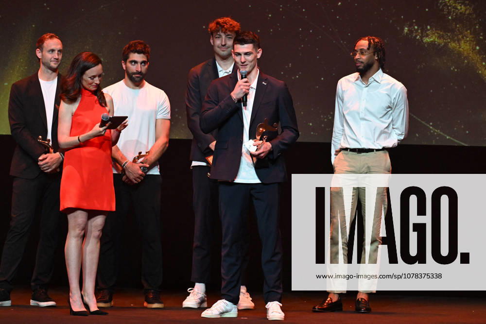 Trophees LNH 2026 - Paris Aymeric Minne is seen during the Trophees LNH 2026 ceremony at Theâtre Marigny on the Champs-Élysees in Paris, France on June 9, 2026, as he is named MVP of the season by the Ligue Nationale de Handball. Photo by Lionel Urman ABACAPRESS.COM Paris France