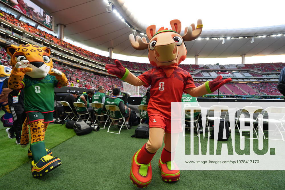 South Korea v Czechia - FIFA World Cup, WM, Weltmeisterschaft, Fussball 2026 - Group A ZAPOPAN, MEXICO - JUNE 11: Mascots are seen prior to the 2026 FIFA World Cup First Stage Group A match between South Korea and Czechia at Estadio Akron (Guadalajara Stadium) in Zapopan, Guadalajara, Mexico on June 11, 2026. Luciano Gonzalez Anadolu Zapopan Mexico. Editorial use only. Please get in touch for any other usage.