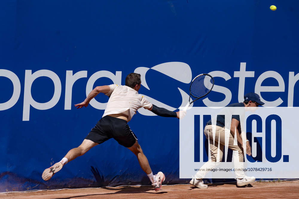 TENNIS : Open Sopra Steria - Lyon Villeurbanne 12 06 2026 Le belge Kimmer COPPEJANS affronte Daniel Elahi GALAN en 1 4 de finale du tournoi de tennis ATP, Tennis Herren Challenger Tour, Open Sopra Steria à Lyon-Villeurbanne, le 12 06 2026. Photo Sandrine Thesillat PsNewZ