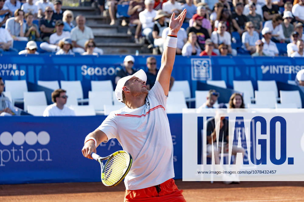 TENNIS : Open Sopra Steria - Lyon Villeurbanne 12 06 2026 Clément Tabur lors du tournoi de tennis ATP, Tennis Herren Challenger Tour, Open Sopra Steria à Lyon-Villeurbanne, le 12 06 2026. Photo Sandrine Thesillat PsNewZ