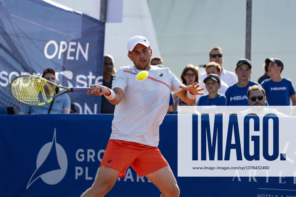 TENNIS : Open Sopra Steria - Lyon Villeurbanne 12 06 2026 Clément Tabur lors du tournoi de tennis ATP, Tennis Herren Challenger Tour, Open Sopra Steria à Lyon-Villeurbanne, le 12 06 2026. Photo Sandrine Thesillat PsNewZ