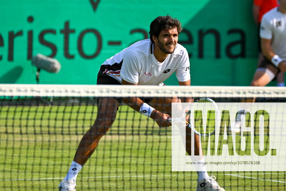 Francisco Cabral (POR) am Netz TERRA WORTMANN Open 2026, Tennis, ATP, Tennis Herren Tennis Herren 500, Turnier, Hauptfeld, 16.06.2026, TERRA WORTMANN Open 2026, Tennis, ATP, Tennis Herren 500, Turnier, Hauptfeld, 16.06.2026 Halle